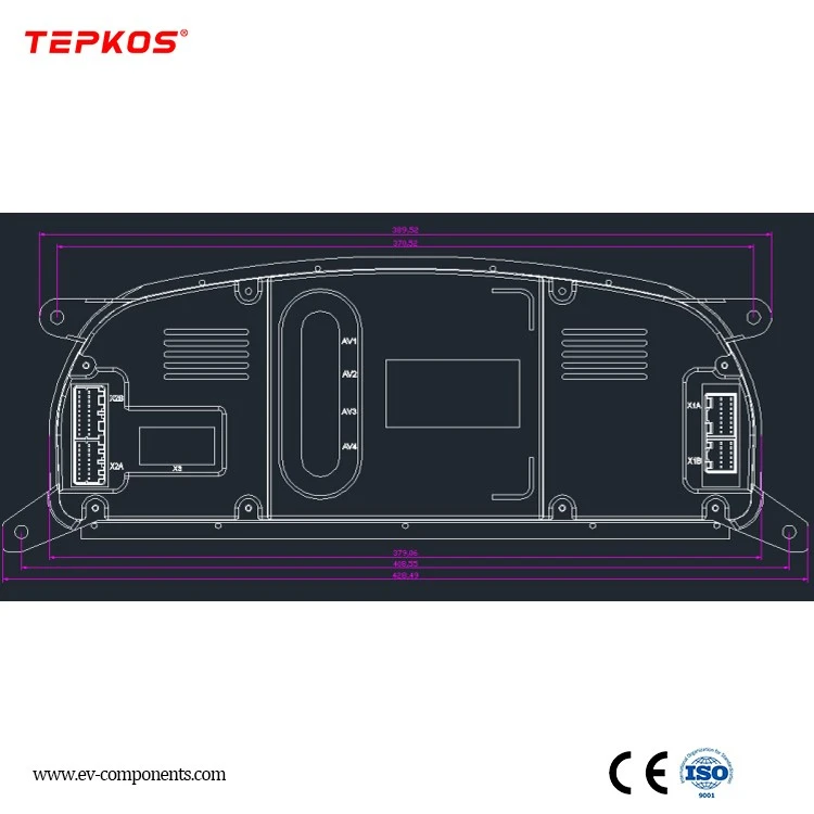 TFT Digital Instrument Cluster TFT Digital Instrument Cluster